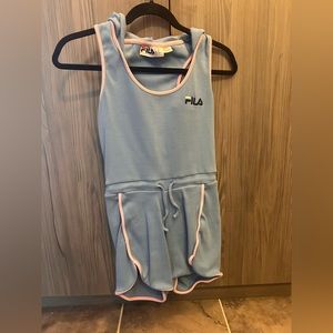 Vintage Fila Romper with Hood